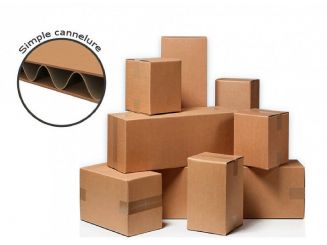 Caisses américaines simple cannelure