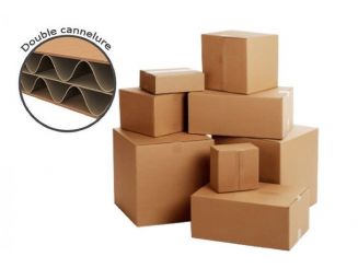 Caisses américaines double cannelure